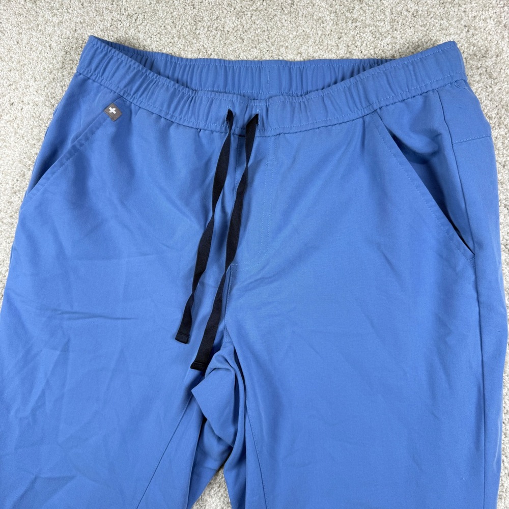 FIGS Scrub Joggers Women Medium Short Blue Tansen MXXSW2004S Drawstring Cuffs